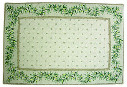Provence Tea mat (Calisson Olivette. mint green)